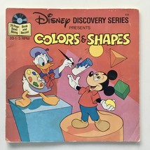 Disney Discovery Series Presents: Colors &amp; Shapes 7&#39; Vinyl Record / 24 Page Book - £67.35 GBP