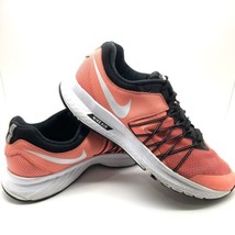 Nike Air Relentless 6 Women&#39;s Running Shoes Size 8.5 Peach And Black - $19.79