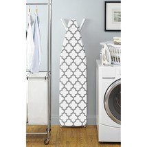 Whitmor Deluxe Ironing Board Cover and Pad - Medallion Grey - £24.55 GBP
