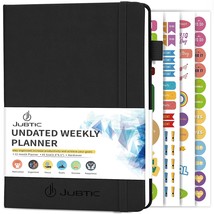 Undated Planner Weekly And Monthly Productivity Daily Planners Agenda Ca... - £15.65 GBP