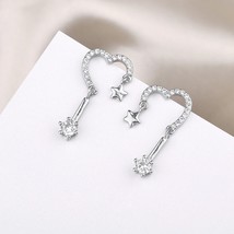Ing silver stud earrings classic heart shape earrings for women 2021 black friday deals thumb200
