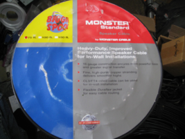75ft Monster Cable S16-4R-CL Speaker Wire CL3 In Wall Rated 16 Gauge 4 c... - $39.59