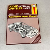 Haynes Automotive Repair Manuel 1140 Dodge Daytona Chrysler Laser 1984-1988 - $16.82