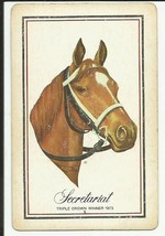 Secretariat - Triple Crown Winner 1973 Playing Card In Mint Condition - £7.90 GBP