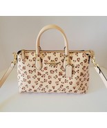 Coach CAB13 Rose Print Georgia Satchel Crossbody Handbag Blush Multi - $163.35