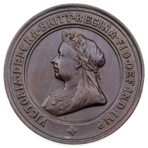 The Regiment Award of Merit Bronze Medal Queen Victoria 44 mm UNC - $197.99