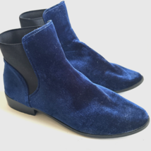 ALDO Women  Dress Casual Ankle Boots Booties Size 8.5 Faux Blue Suede Pu... - $21.94