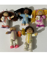 Vintage 1984 Cabbage Patch Kids Mini Dolls Lot of 5 Rare 3” PVC - £13.86 GBP