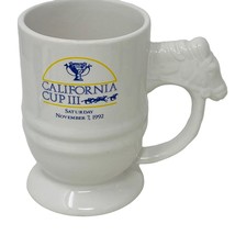 Santa Anita Park Arcadia CA Nov 7 1992 California Cup III Horse Cup Mug Ceramic - £7.72 GBP