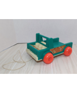 Vintage Fisher Price Little People green truck bed ONLY for camper 994 - $10.29