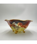 Antique Martin Limoges France Porcelain Painted Footed Bowl Pickard 1900... - $175.50