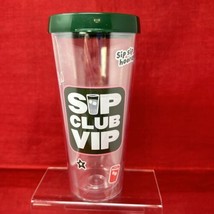 Panera Bread Sip Club VIP Tumbler Reusable Cup Insulated BPA Free Clear ... - $14.36