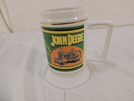 John Deere Stoneware Coffee Mug The Encore Group 2007 Large Mug White CA - $26.99
