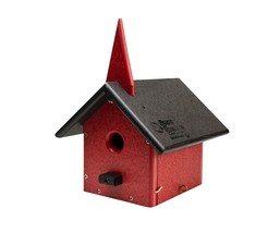 COUNTRY CHAPEL BIRD HOUSE - Weatherproof Poly Church Post or Wall Mount - $1,658.38 MXN+