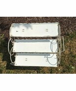 Mcm 3 Ripiani Metallo Fiore Cart Pianta Supporto Scaffale Patio Bianco W... - $365.02 CAD