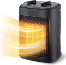 Space Heater, 1500W Electric Heaters Indoor Portable With Thermostat, Pt... - $44.97