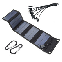 Portable 70W Solar Panel Folding Solar Energy Power Bank 5V 2A USB Output Waterp - £36.66 GBP+