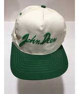 Swingster Kansas City Script USA John Deere Embroidered Hat Vintage Whit... - €74,25 EUR