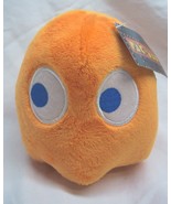 PAC-MAN Video Game ORANGE GHOST 5&quot; Plush STUFFED ANIMAL TOY NEW - $18.32