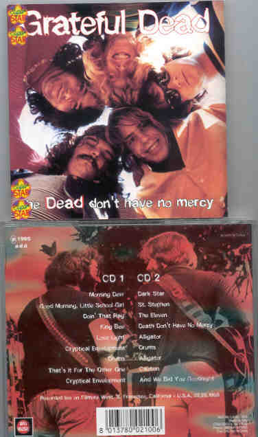Grateful Dead - Dead Don&#39;t Have No Mercy ( 2 CD SET ) ( Big Music ) ( Ca... - $30.99