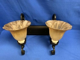 Yosemite Lighting 2-Light Bronze Finish Bathroom Vanity Light - £35.22 GBP