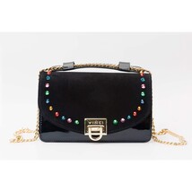 The Caris Black Leather Handbag image 4