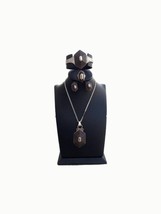 Handmade Tuareg Silver Jewelry Set, Berber Bracelet, Moroccan Earring, Magnifice - £558.85 GBP