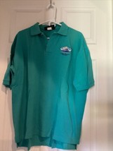 Vintage Disney Vero Beach Resort Men&#39;s Polo Shirt XXL 100% Cotton Made in USA - £11.66 GBP