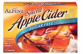 Alpine Spiced Apple Cider Sugar Free-10 pack - PACK OF 2 - £19.53 GBP