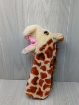 Dakin Giraffe Hand Puppet Vintage 1978 Plush Stuffed Toy Brown Mane Oran... - £4.66 GBP