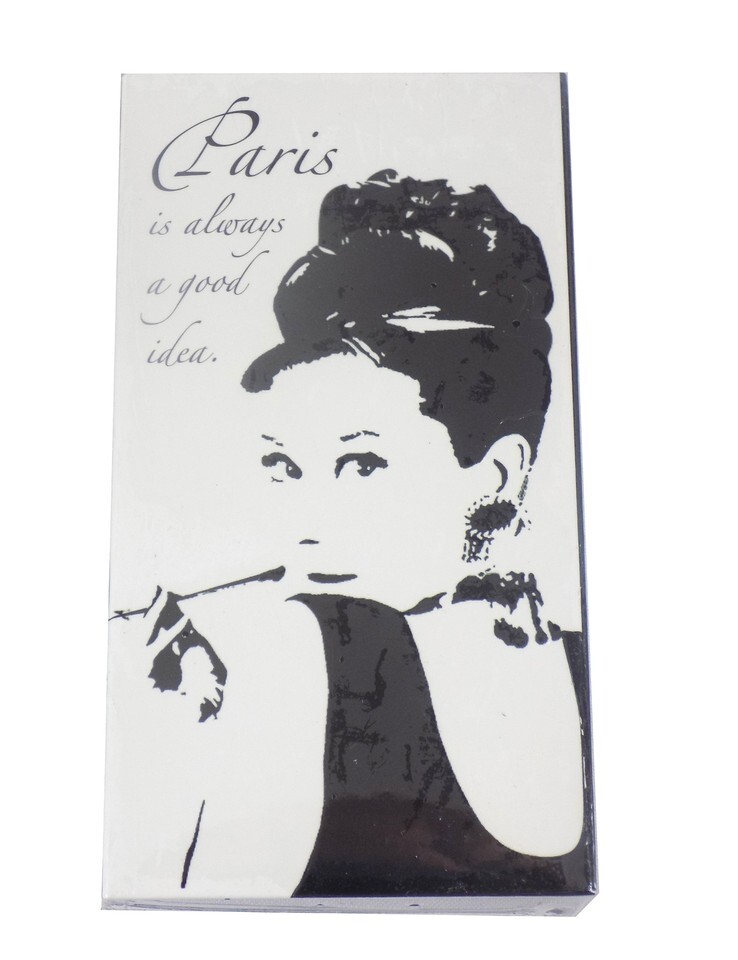 The Joy of Light Designer Matches Audrey Hepburn On Black & White 4" Matches Item image 3
