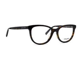 New Saint Laurent SL504 Dark Havana Authentic Eyeglasses Frame Rx 53-17 - £197.17 GBP