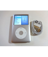 APPLE iPOD  CLASSIC  6TH GEN. SILVER  80GB...NEW HARD DRIVE... - £134.43 GBP