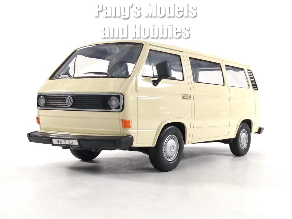 1981 Volkswagen VW T3 Type 2 Bus Van 1/24 Scale Diecast Model - Motormax - WHITE Item image 2