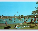 Lakeside Manor Park Davenport Iowa IA UNP Unused Chrome Postcard O11 - $3.91