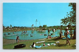 Lakeside Manor Park Davenport Iowa IA UNP Unused Chrome Postcard O11 - £3.07 GBP