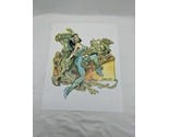 John Dollar TSR White Wolf Girl With Slime Monster Art Print 14&quot; X 11&quot; - £155.74 GBP