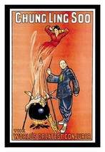 Chung Ling Soo - The World&#39;s Greatest Conjurer by Strobridge - Art Print - £17.57 GBP+