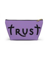 Accessory Purse w T-bottom &quot;Trust&quot; in Purple - $18.80+