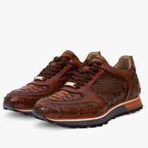 The Boss Snake Skin Tan Men Sneaker image 2