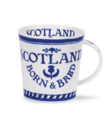Dunoon Scotland Born and Bred Fine Bone China  mug  large 16 Oz made in UK - $515.40 MXN