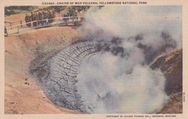 Crater of Mud Volcano Yellowstone National Park Wyoming WY Postcard B35 - $2.99