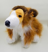 Ganz Webkinz Collie Sheltie Plush Retired Puppy Dog Stuffed Animal with NO CODE - £11.18 GBP