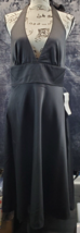 J.CREW Sheath Dress Womens Sz 12 Black 100% Wool Sleeveless Halter Neck Back Zip - $29.02