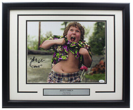 Jeff Cohen Signed Framed 11x14 The Goonies Photo Chunk Inscription JSA - £217.09 GBP