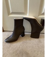 Loeffler Randall Women&#39;s Elise Slim Ankle Booties, Chocolate, Brown, 6.5... - $173.00