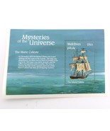 MNH Maldives 1992 Mysteries Of The Universe Stamp Sheet The Marie Celeste - £3.96 GBP