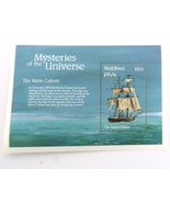MNH Maldives 1992 Mysteries Of The Universe Stamp Sheet The Marie Celeste - $5.00