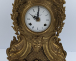 Imperial Brevettato Ornamental Brass Mantle Clock with Key - AS IS - £216.51 GBP