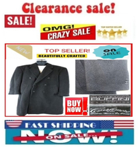 ??Gianfranco Ruffini Italy Coat Business Overcoat Cashmere Coat??Buy Now?⬇️ - £63.35 GBP